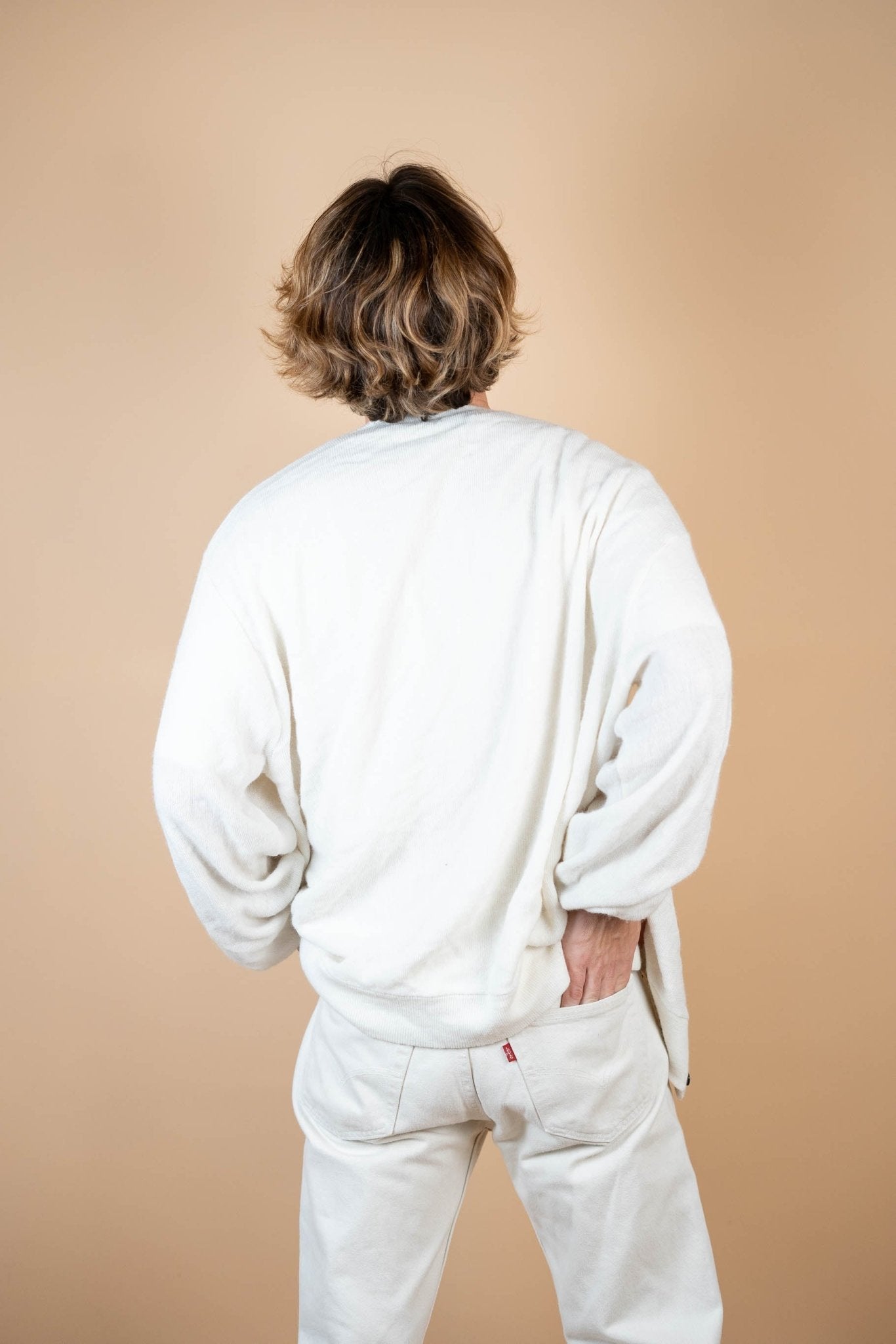Cardigan Lacoste Vintage ref: 1623 - BLANC - XL - amifrip - Friperie en ligne et vêtements vintage