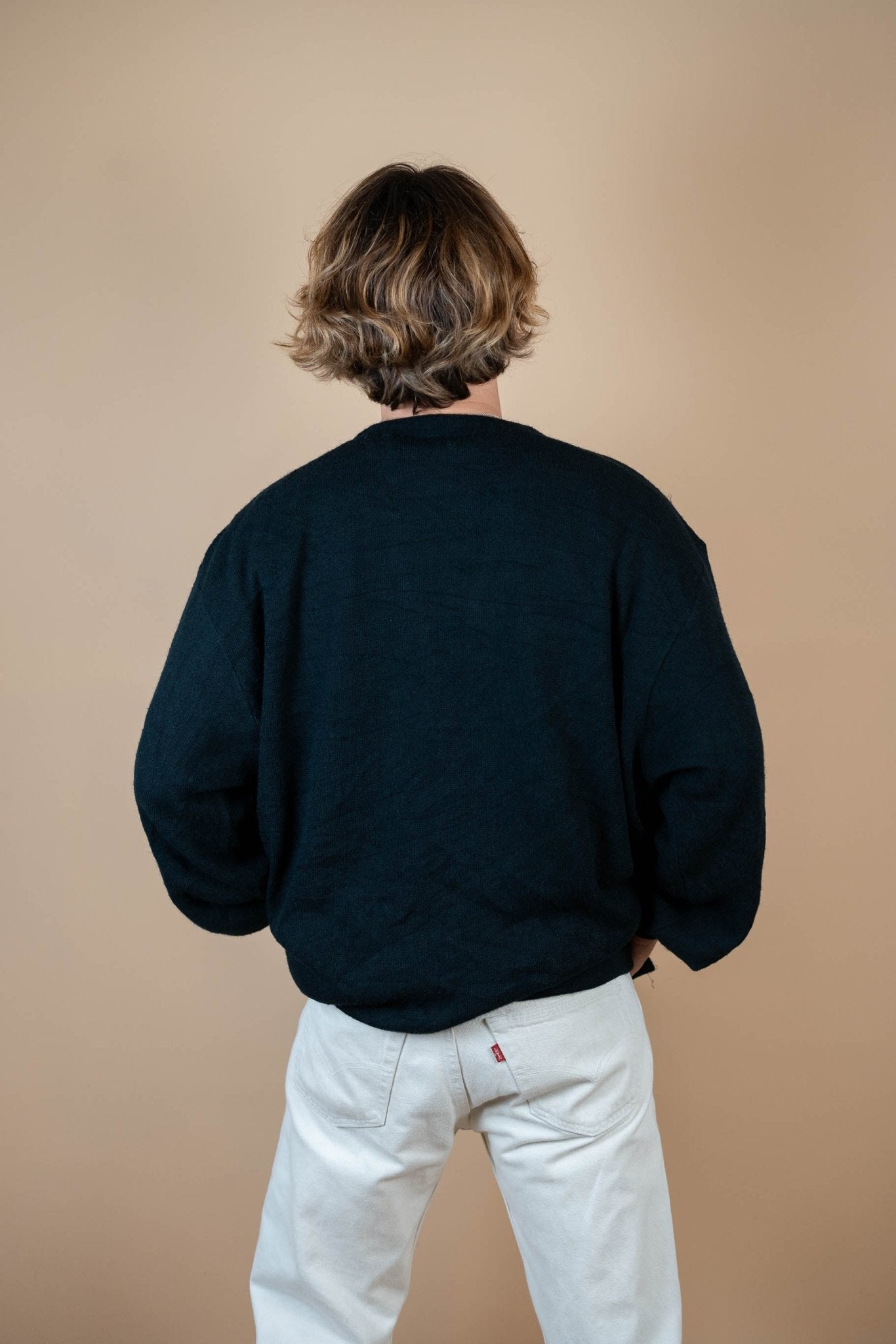 Cardigan Lacoste Vintage ref: 1648 - NOIR - 3XL - amifrip - Friperie en ligne et vêtements vintage