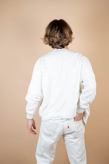 Cardigan Lacoste Vintage ref: 1655 - BLANC - M - amifrip - Friperie en ligne et vêtements vintage