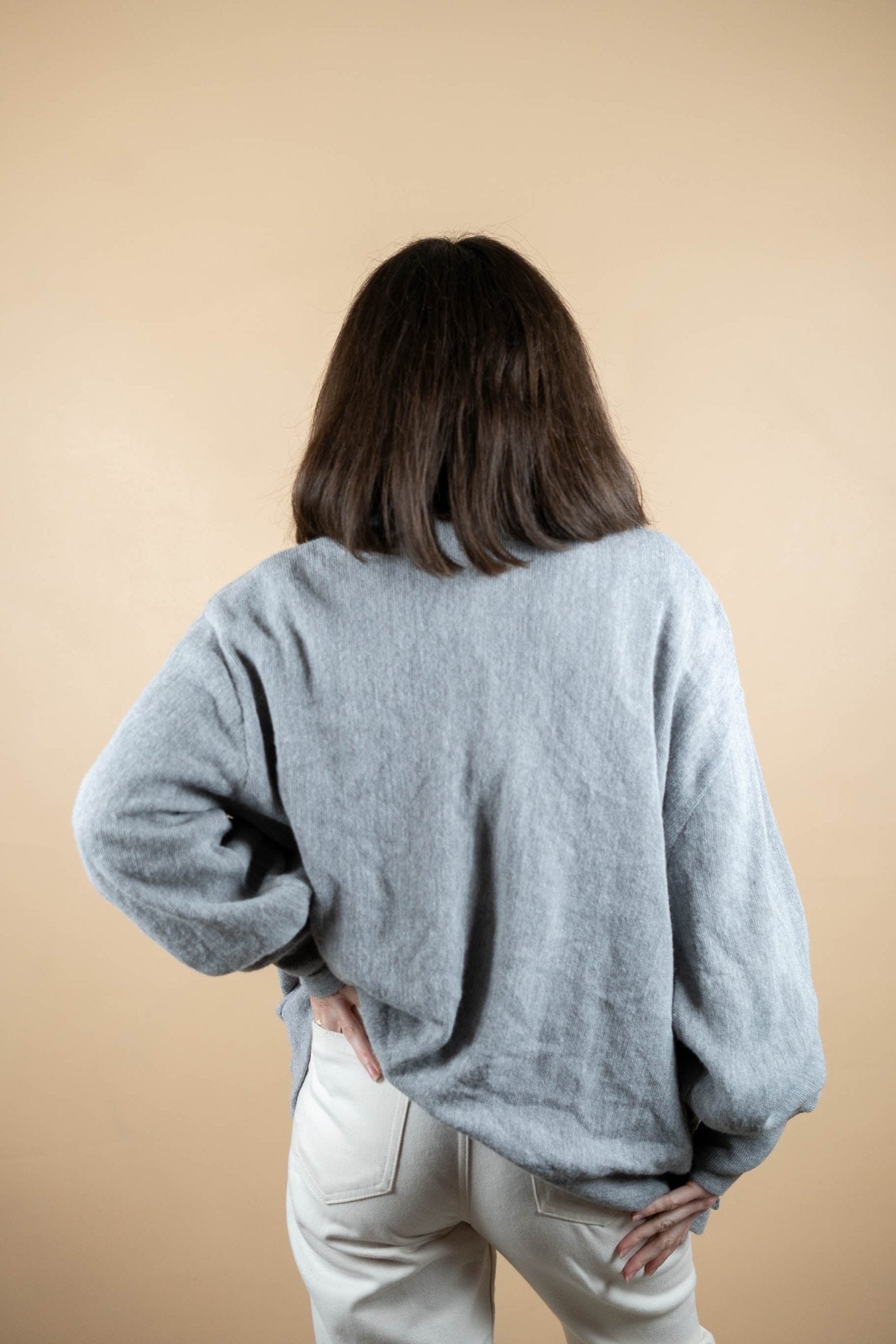 Cardigan Lacoste Vintage ref: 1698 - GRIS - XL - amifrip - Friperie en ligne et vêtements vintage