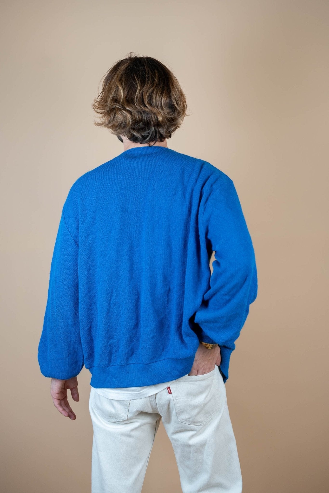 Cardigan Lacoste Vintage ref: 1702 - BLEU - M - amifrip - Friperie en ligne et vêtements vintage