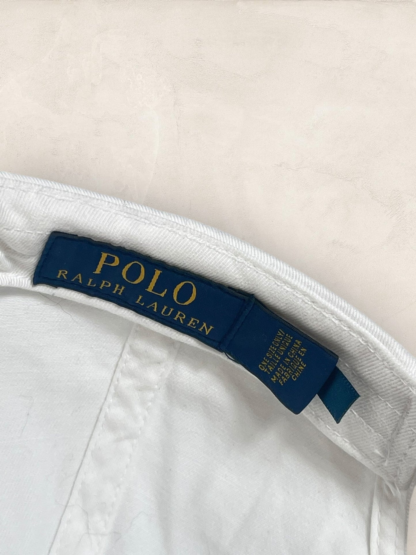 Casquette Polo Ralph Lauren Blanc TAILLE UNIQUE Ref:3026 - Blanc - TAILLE UNIQUE - amifrip - Friperie en ligne et vêtements vintage