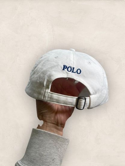 Casquette Polo Ralph Lauren Blanc TAILLE UNIQUE Ref:3026 - Blanc - TAILLE UNIQUE - amifrip - Friperie en ligne et vêtements vintage