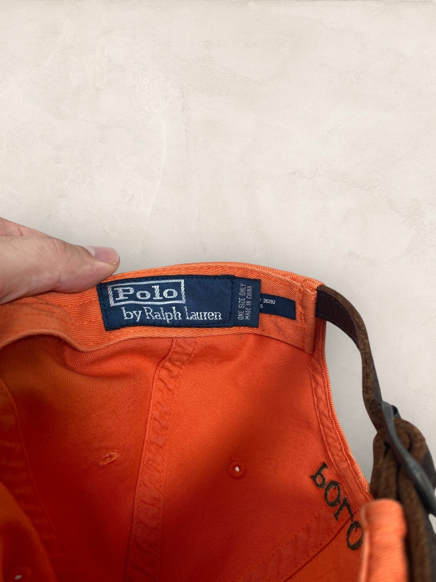 Casquette Polo Ralph Lauren Orange TAILLE UNIQUE Ref:3023 - Orange - TAILLE UNIQUE - amifrip - Friperie en ligne et vêtements vintage