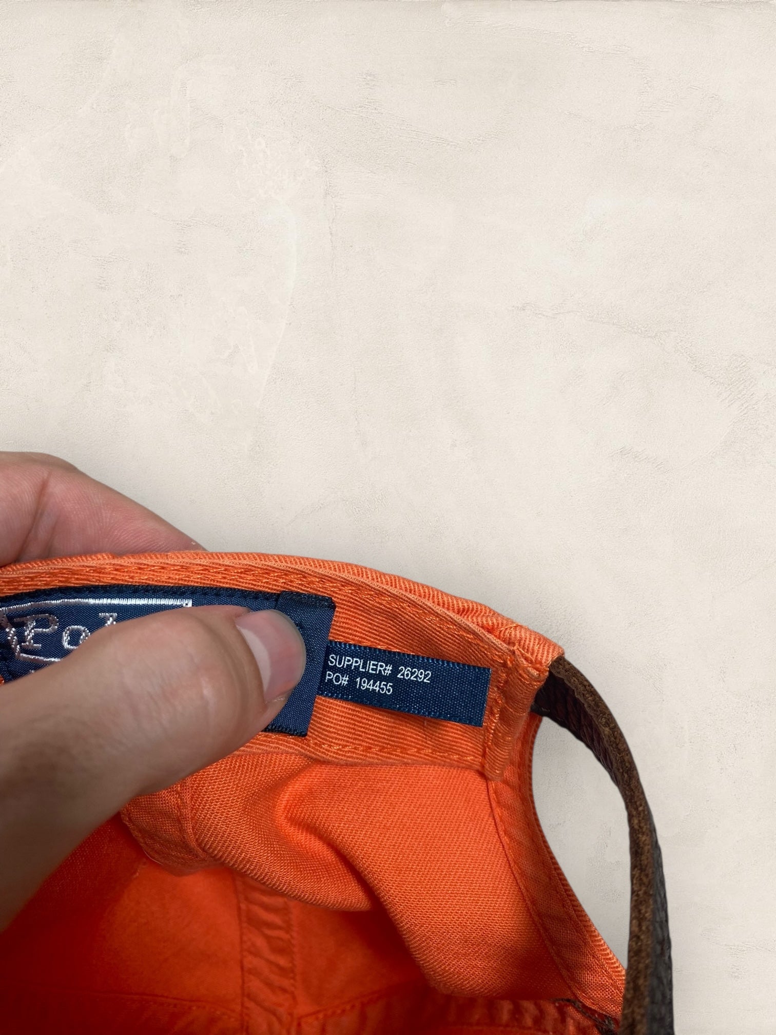 Casquette Polo Ralph Lauren Orange TAILLE UNIQUE Ref:3023 - Orange - TAILLE UNIQUE - amifrip - Friperie en ligne et vêtements vintage