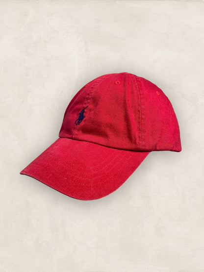 Casquette Polo Ralph Lauren Rouge TAILLE UNIQUE Ref:3027 - Rouge - TAILLE UNIQUE - amifrip - Friperie en ligne et vêtements vintage