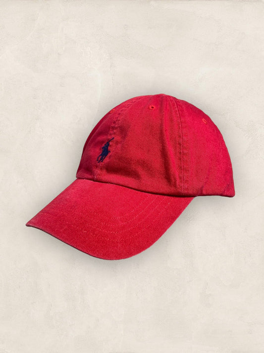 Casquette Polo Ralph Lauren Rouge TAILLE UNIQUE Ref:3027 - Rouge - TAILLE UNIQUE - amifrip - Friperie en ligne et vêtements vintage
