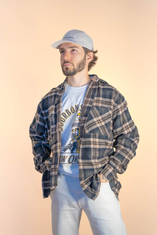 Chemise à Carreaux Homme 653 - KAKI - M - amifrip - Friperie en ligne et vêtements vintage