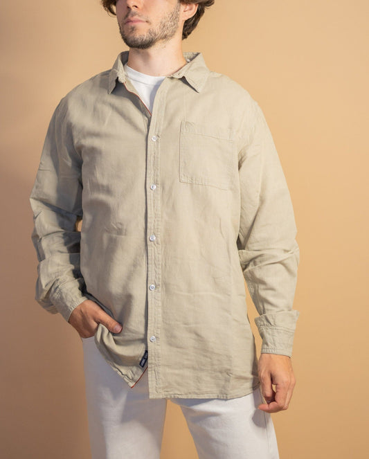 Chemise Beige Kaporal Homme 1068 - BEIGE - XL - amifrip - Friperie en ligne et vêtements vintage
