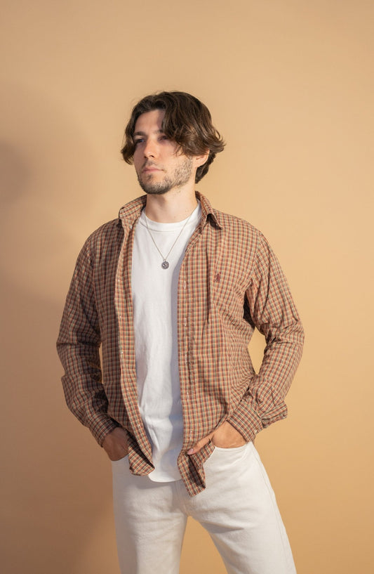 Chemise Bordeaux Ralph Lauren Homme 1004 - BORDEAUX - S - amifrip - Friperie en ligne et vêtements vintage