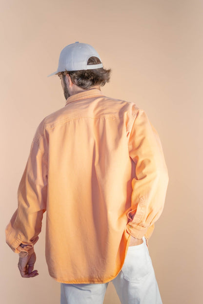 Chemise Cartoon Rétro Homme 318 - ORANGE - L - amifrip - Friperie en ligne et vêtements vintage