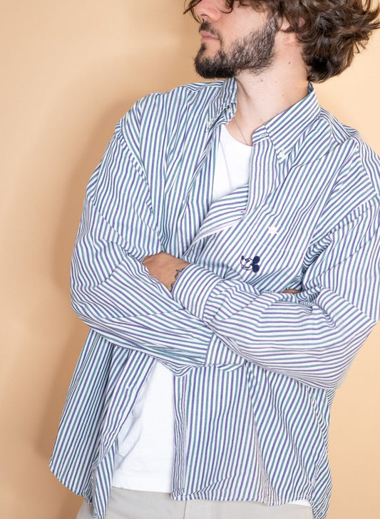 Chemise Disney Rétro Homme 1194 - BLEU - L - amifrip - Friperie en ligne et vêtements vintage