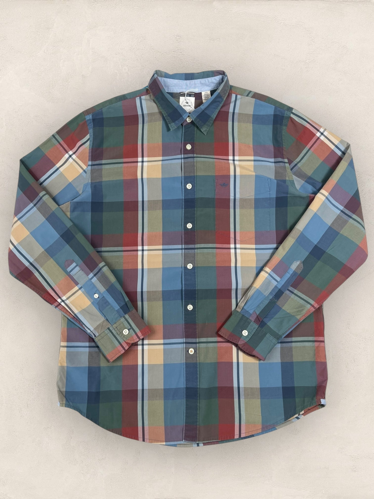 Chemise Dockers Multicolore L Homme Ref: 2723 - Multicolore - L - amifrip - Friperie en ligne et vêtements vintage
