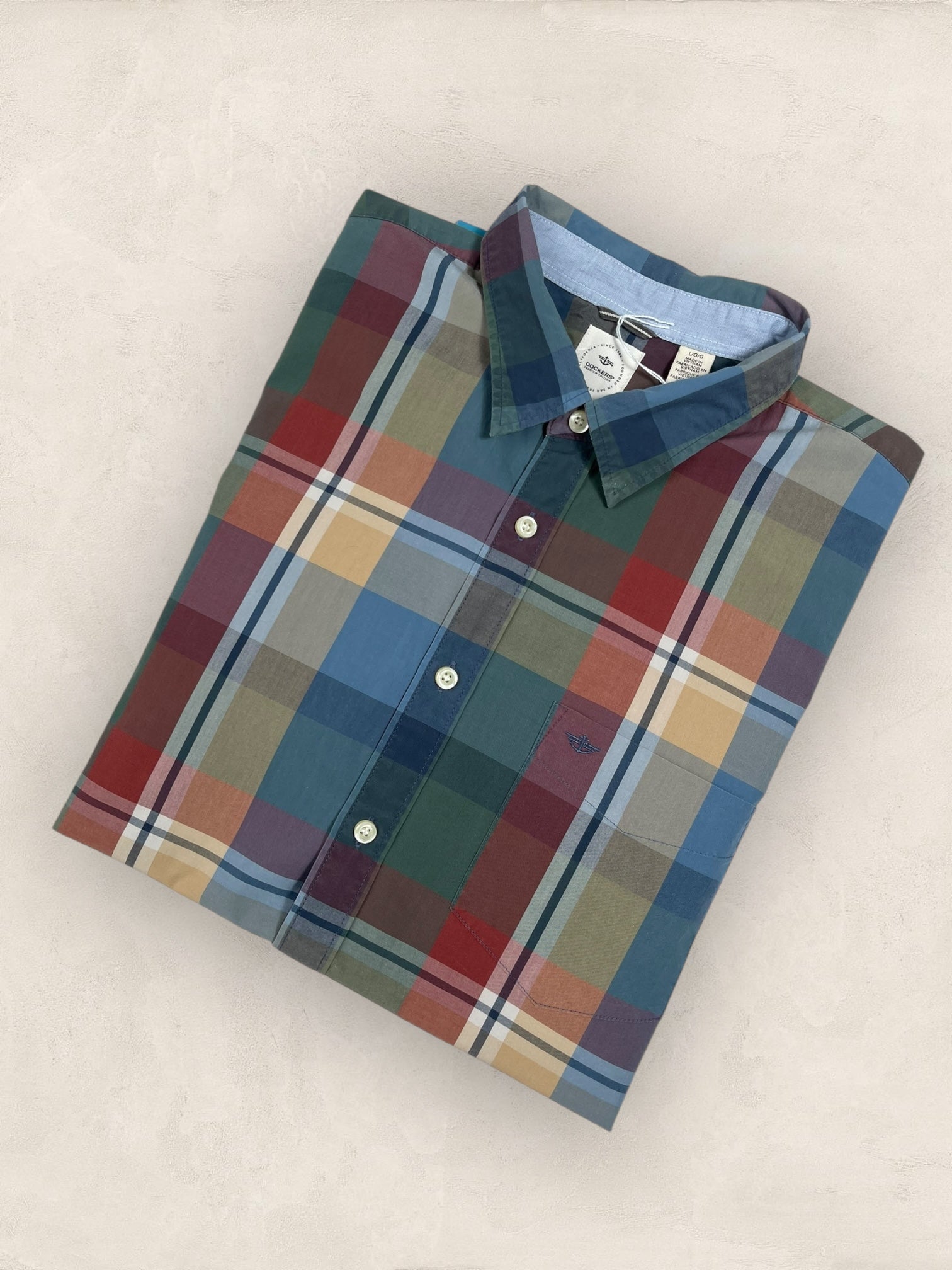Chemise Dockers Multicolore L Homme Ref: 2723 - Multicolore - L - amifrip - Friperie en ligne et vêtements vintage