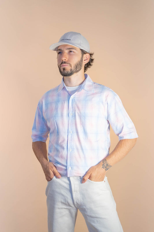 Chemise Eden Park à Carreaux Homme 942 - ROSE - XL - amifrip - Friperie en ligne et vêtements vintage