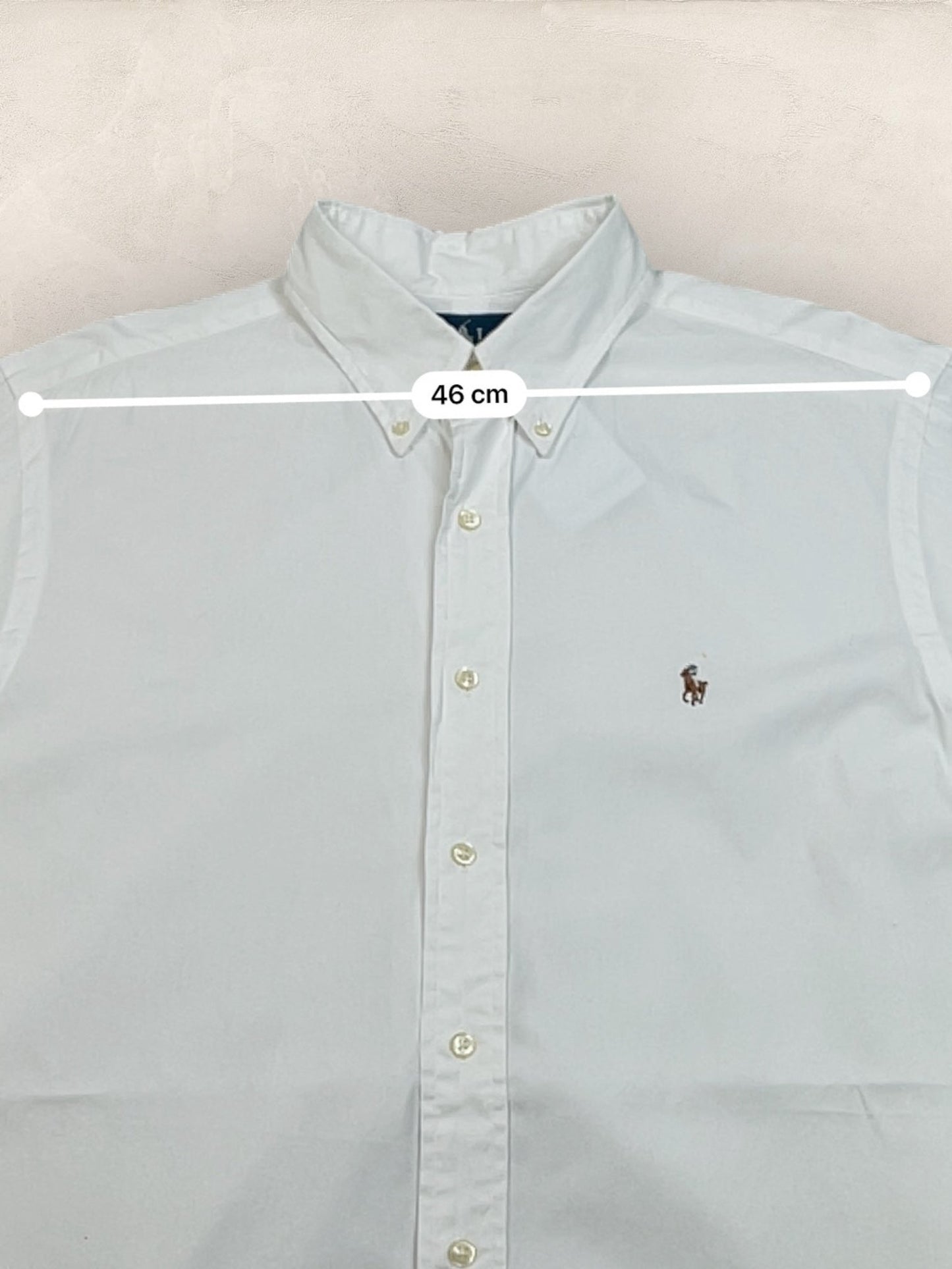 Chemise Homme Ralph Lauren BLANC en Coton L Ref:2818 - BLANC - L - amifrip