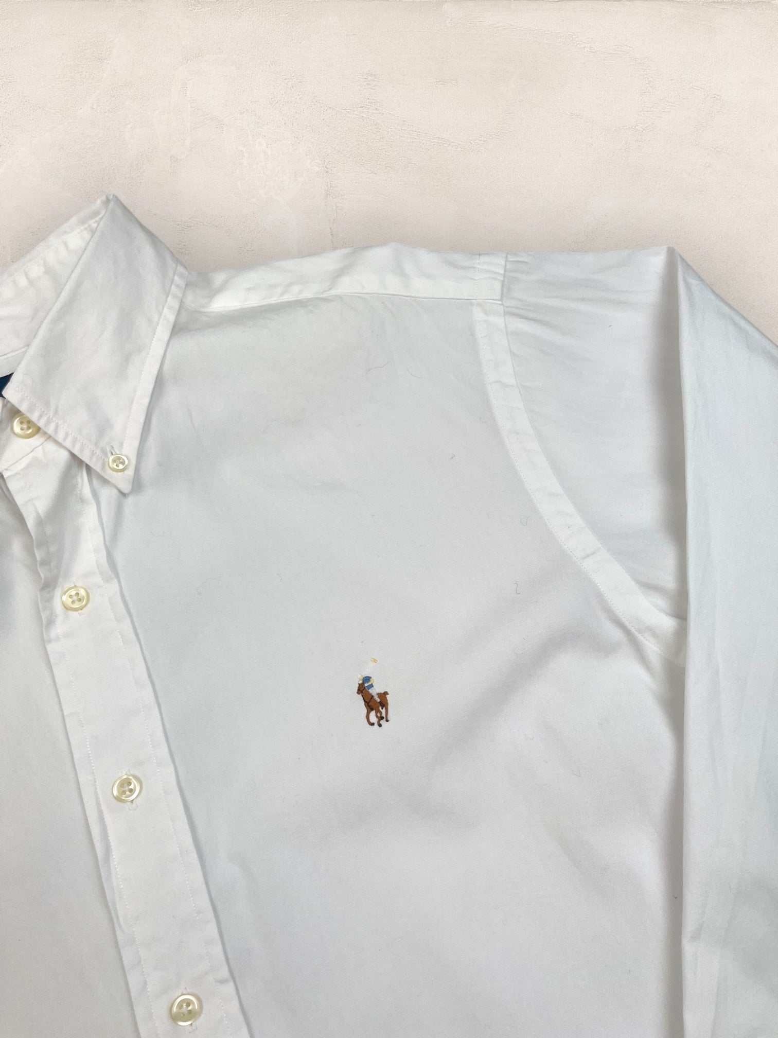 Chemise Homme Ralph Lauren BLANC en Coton L Ref:2818 - BLANC - L - amifrip
