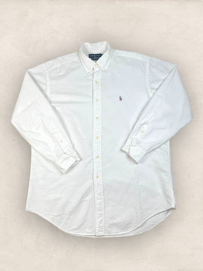 Chemise Homme Ralph Lauren BLANC en Coton XL Ref:2784 - BLANC - XL - amifrip
