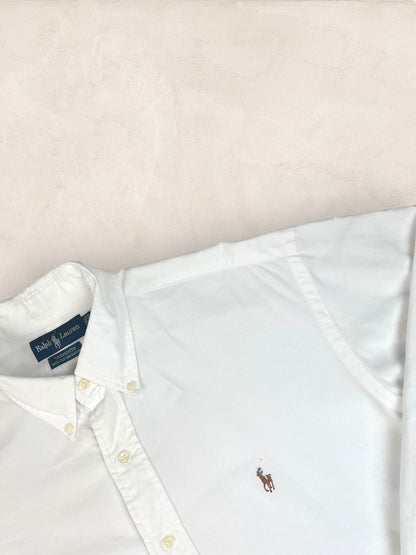 Chemise Homme Ralph Lauren BLANC en Coton XL Ref:2784 - BLANC - XL - amifrip