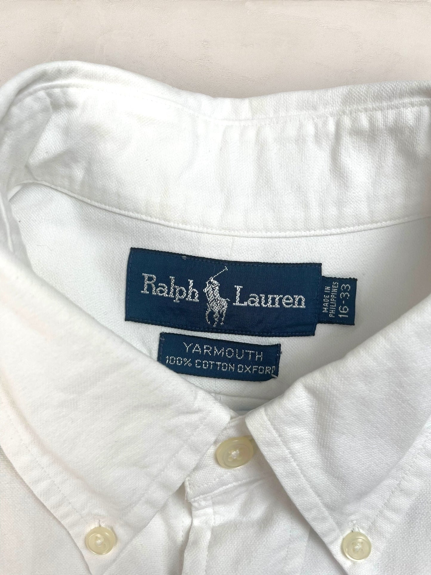 Chemise Homme Ralph Lauren BLANC en Coton XL Ref:2784 - BLANC - XL - amifrip