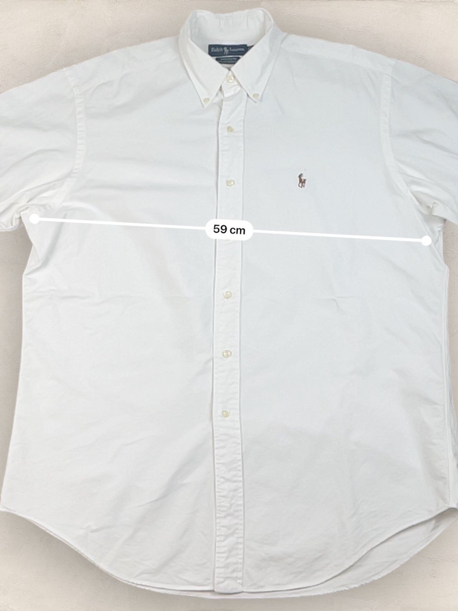 Chemise Homme Ralph Lauren BLANC en Coton XL Ref:2784 - BLANC - XL - amifrip