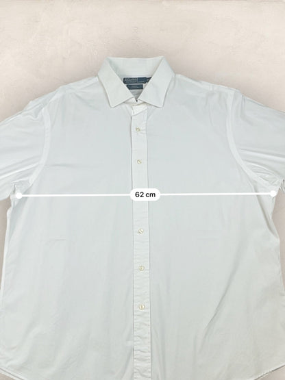 Chemise Homme Ralph Lauren Blanc en Coton XL Ref:2786 - BLANC - XL - amifrip