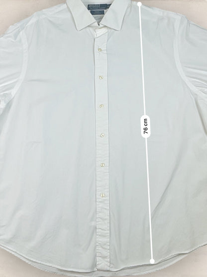 Chemise Homme Ralph Lauren Blanc en Coton XL Ref:2786 - BLANC - XL - amifrip