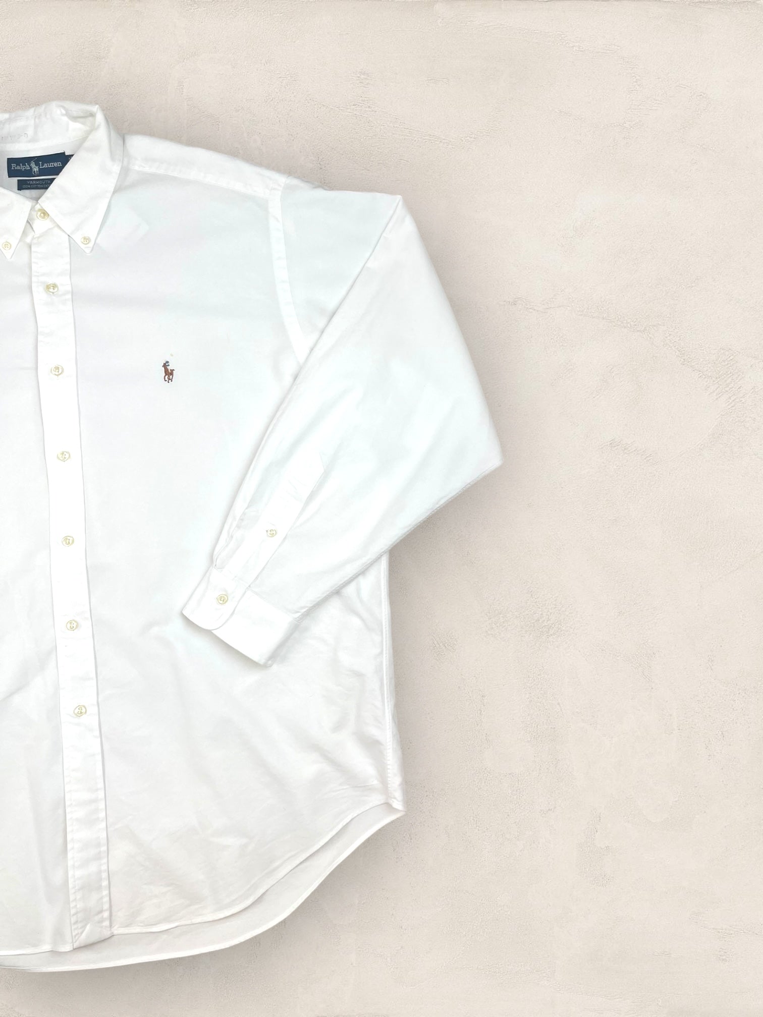 Chemise Homme Ralph Lauren BLANC en Coton XL Ref:2799 - BLANC - XL - amifrip