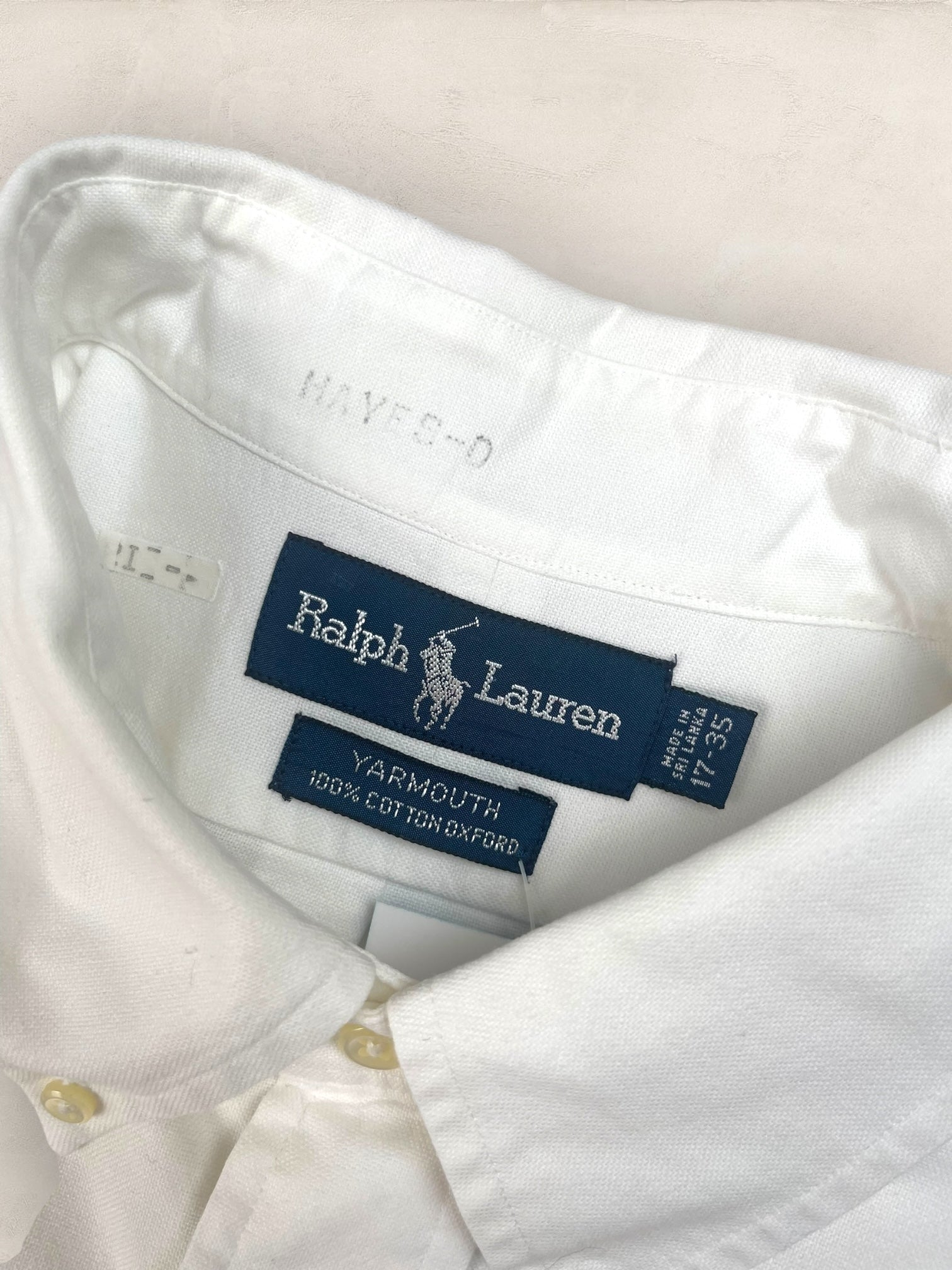 Chemise Homme Ralph Lauren BLANC en Coton XL Ref:2799 - BLANC - XL - amifrip