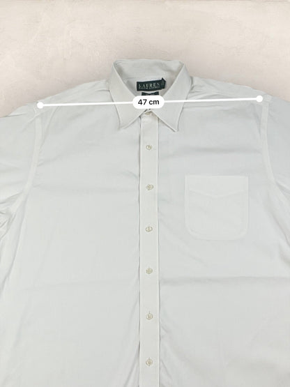 Chemise Homme Ralph Lauren BLANC en Coton XL Ref:2804 - BLANC - XL - amifrip