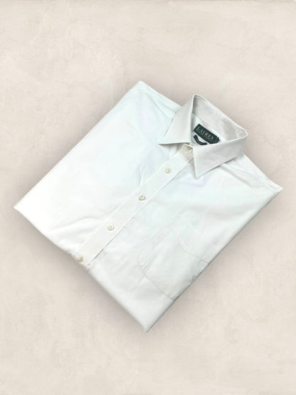 Chemise Homme Ralph Lauren BLANC en Coton XL Ref:2804 - BLANC - XL - amifrip