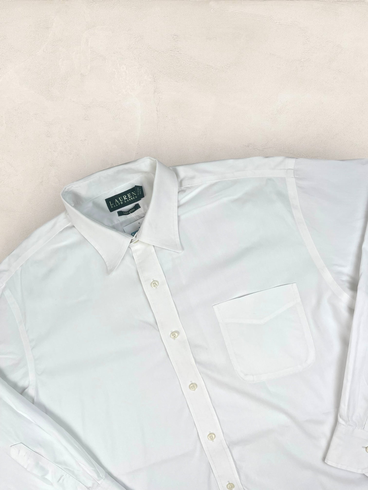Chemise Homme Ralph Lauren BLANC en Coton XL Ref:2804 - BLANC - XL - amifrip