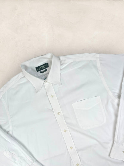 Chemise Homme Ralph Lauren BLANC en Coton XL Ref:2804 - BLANC - XL - amifrip