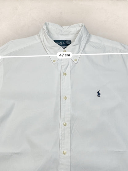 Chemise Homme Ralph Lauren BLANC en Coton XL Ref:2823 - BLANC - XL - amifrip