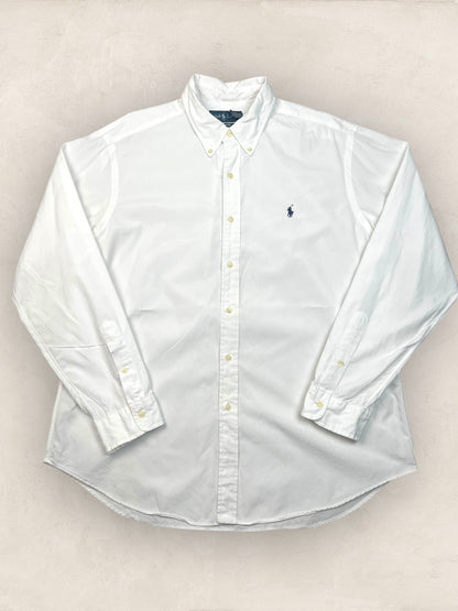Chemise Homme Ralph Lauren BLANC en Coton XL Ref:2823 - BLANC - XL - amifrip
