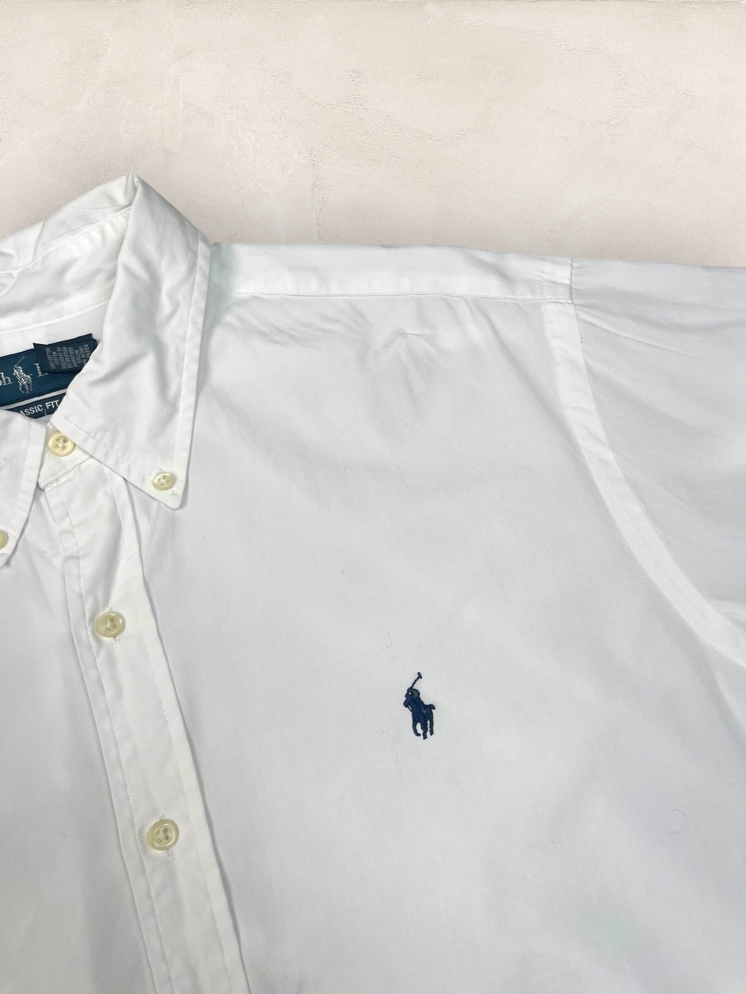 Chemise Homme Ralph Lauren BLANC en Coton XL Ref:2823 - BLANC - XL - amifrip
