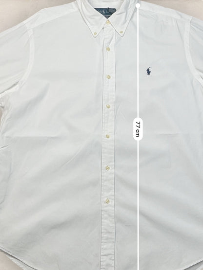 Chemise Homme Ralph Lauren BLANC en Coton XL Ref:2823 - BLANC - XL - amifrip