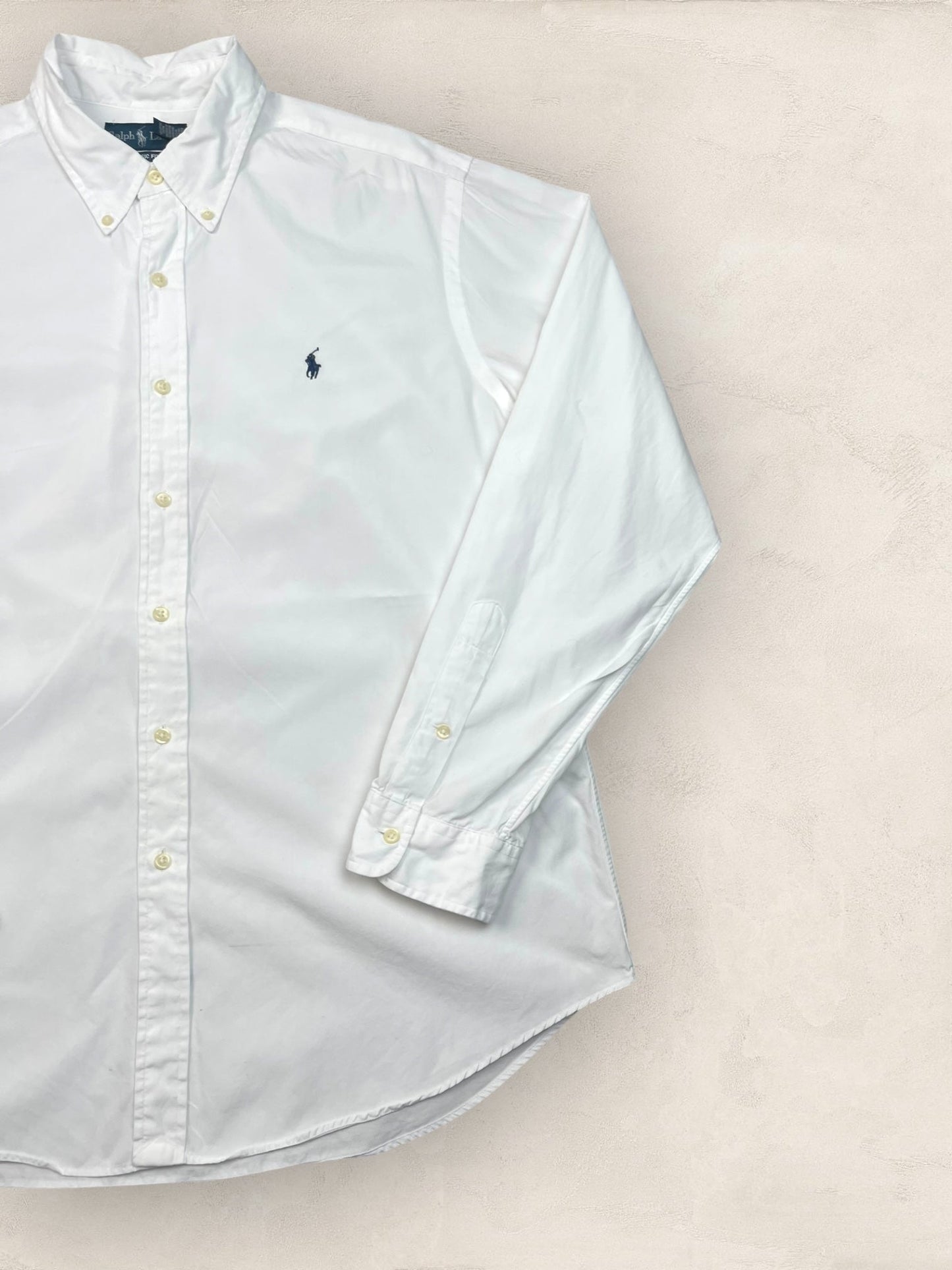 Chemise Homme Ralph Lauren BLANC en Coton XL Ref:2823 - BLANC - XL - amifrip