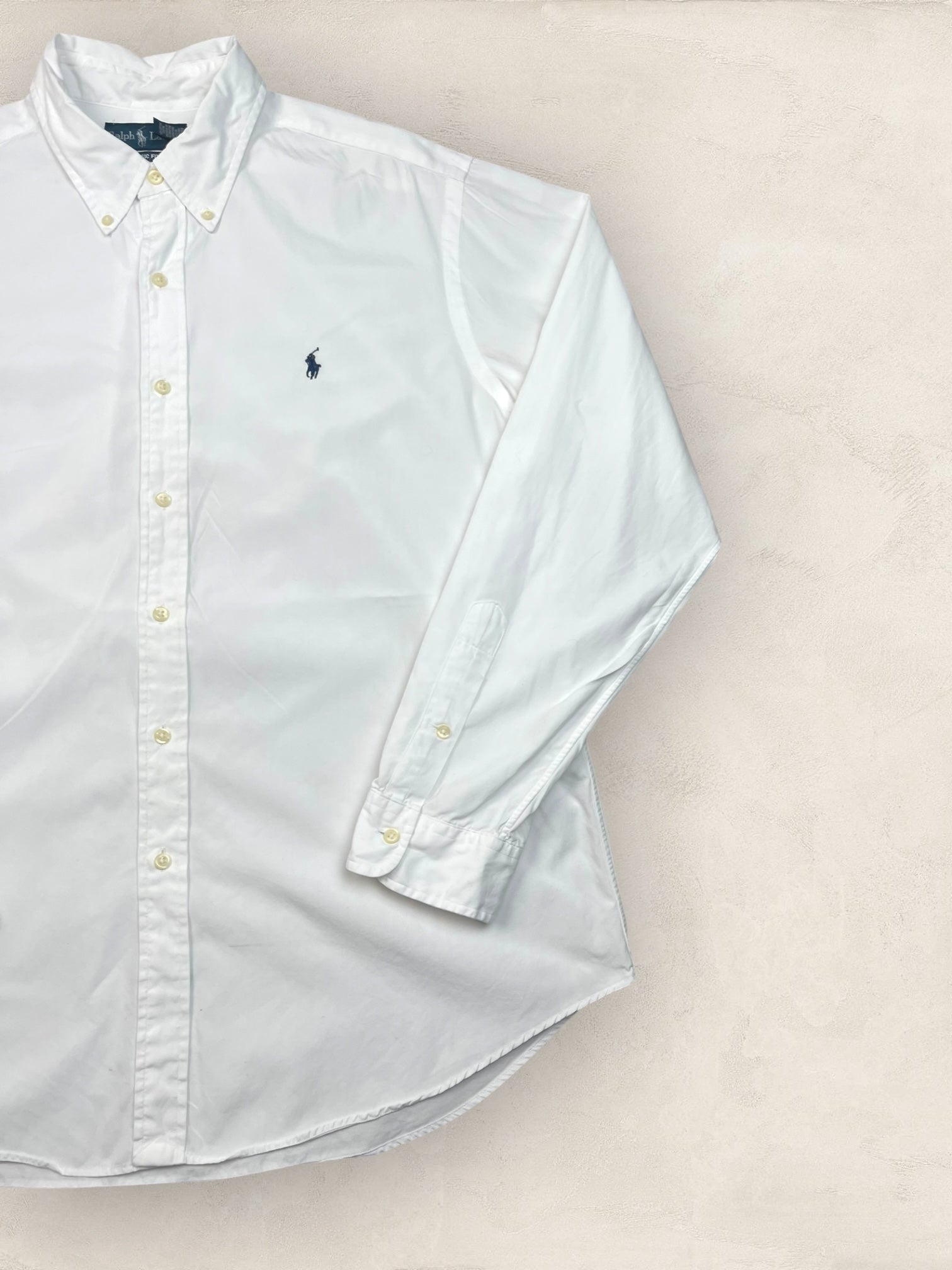 Chemise Homme Ralph Lauren BLANC en Coton XL Ref:2823 - BLANC - XL - amifrip
