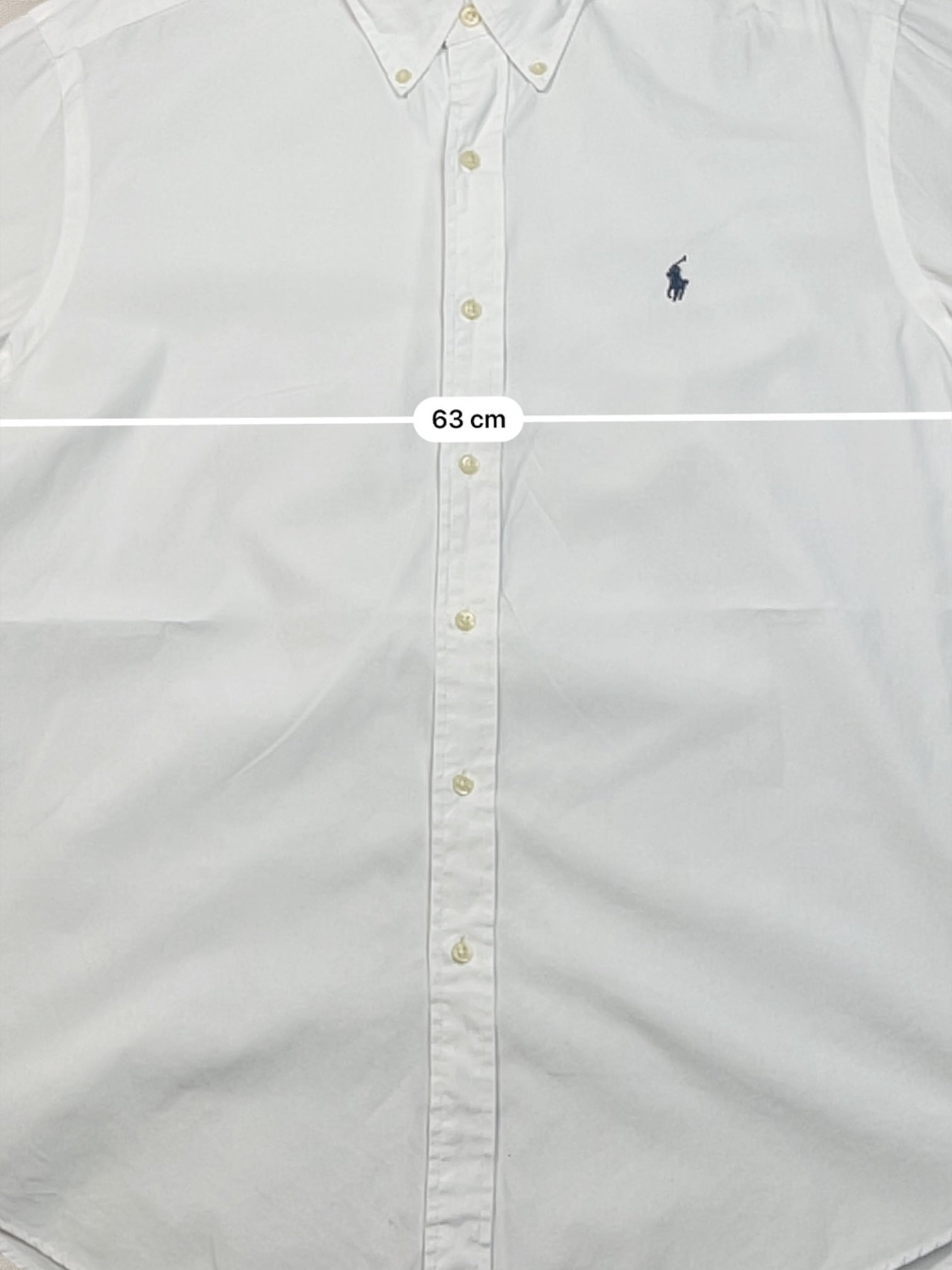 Chemise Homme Ralph Lauren BLANC en Coton XL Ref:2823 - BLANC - XL - amifrip