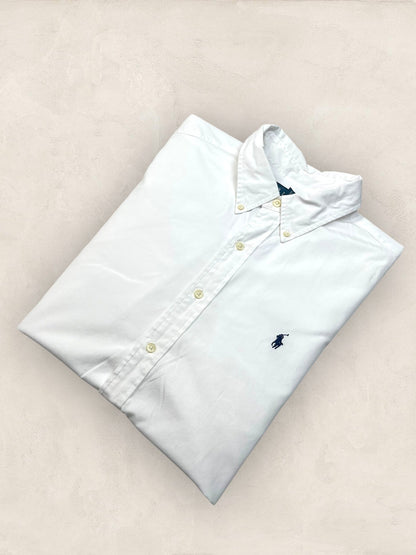 Chemise Homme Ralph Lauren BLANC en Coton XL Ref:2823 - BLANC - XL - amifrip
