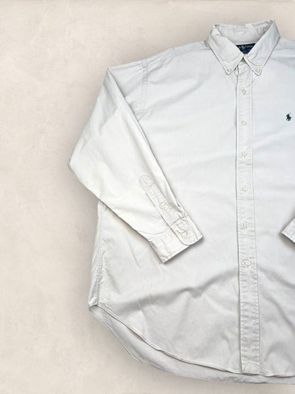 Chemise Homme Ralph Lauren Blanc en Coton XXL Ref:2790 - BLANC - XXL - amifrip