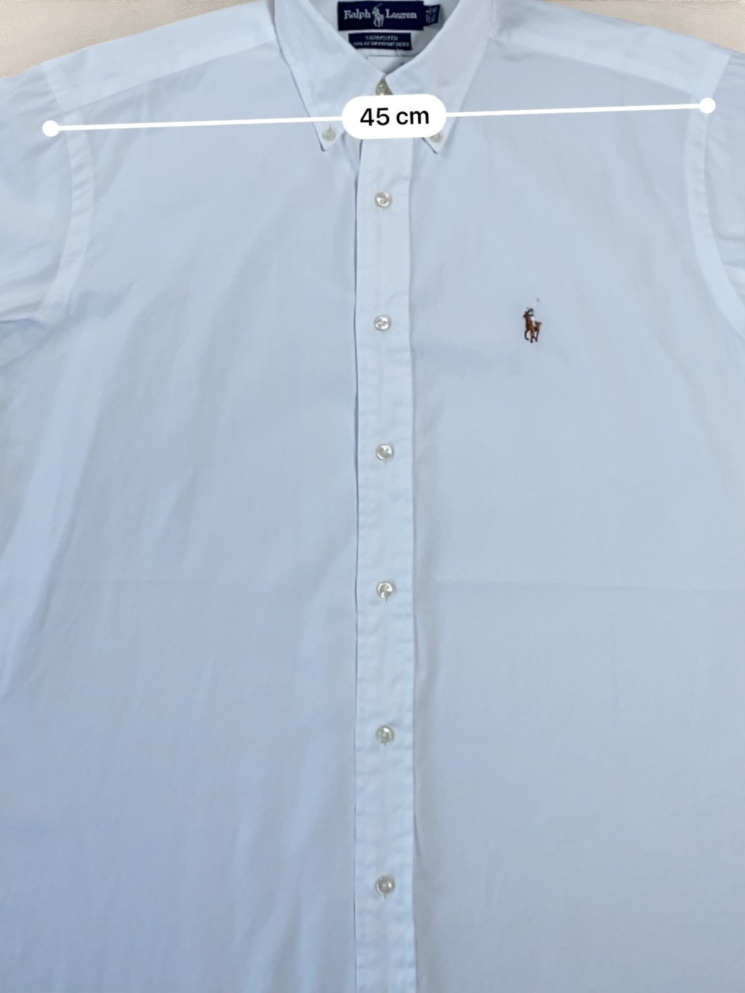 Chemise Homme Ralph Lauren BLANC L Ref:2782 - BLANC - L - amifrip - Friperie en ligne et vêtements vintage