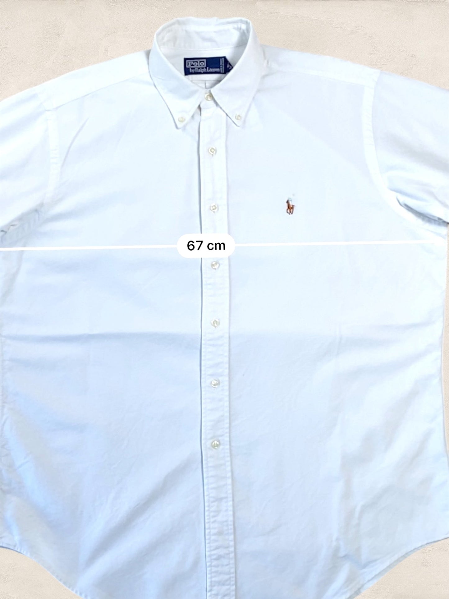 Chemise Homme Ralph Lauren BLANC L Ref:2788 - BLANC - L - amifrip - Friperie en ligne et vêtements vintage