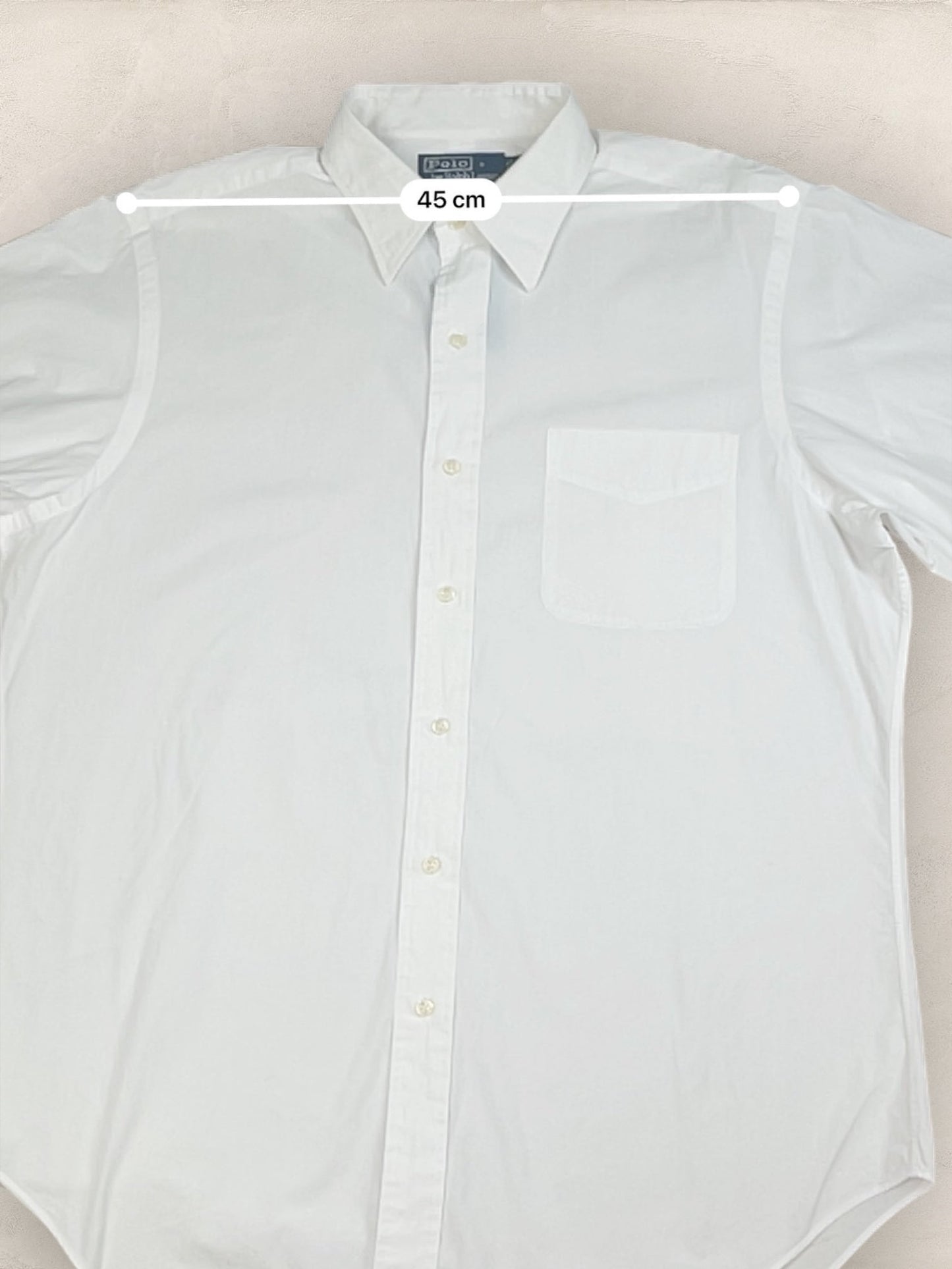 Chemise Homme Ralph Lauren BLANC L Ref:2805 - BLANC - L - amifrip