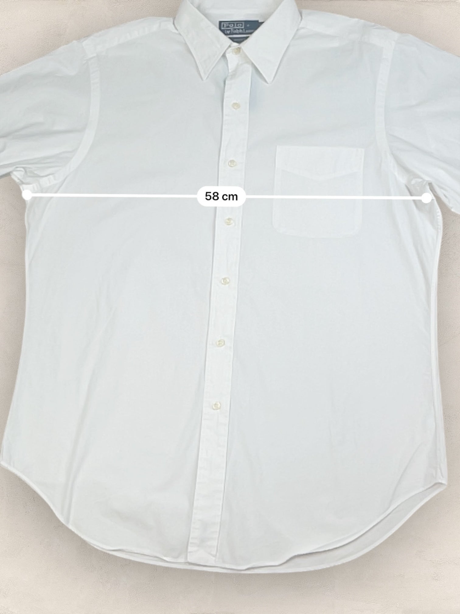 Chemise Homme Ralph Lauren BLANC L Ref:2805 - BLANC - L - amifrip