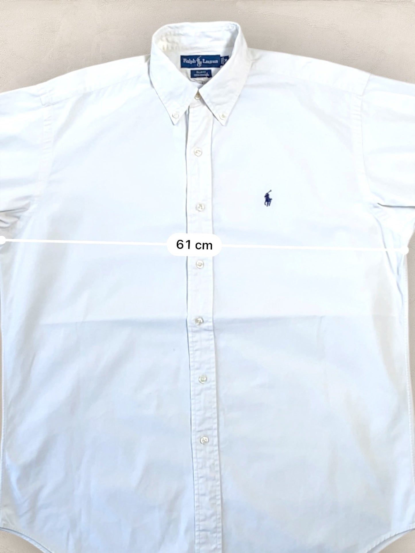 Chemise Homme Ralph Lauren BLANC M Ref:2809 - BLANC - M - amifrip - Friperie en ligne et vêtements vintage