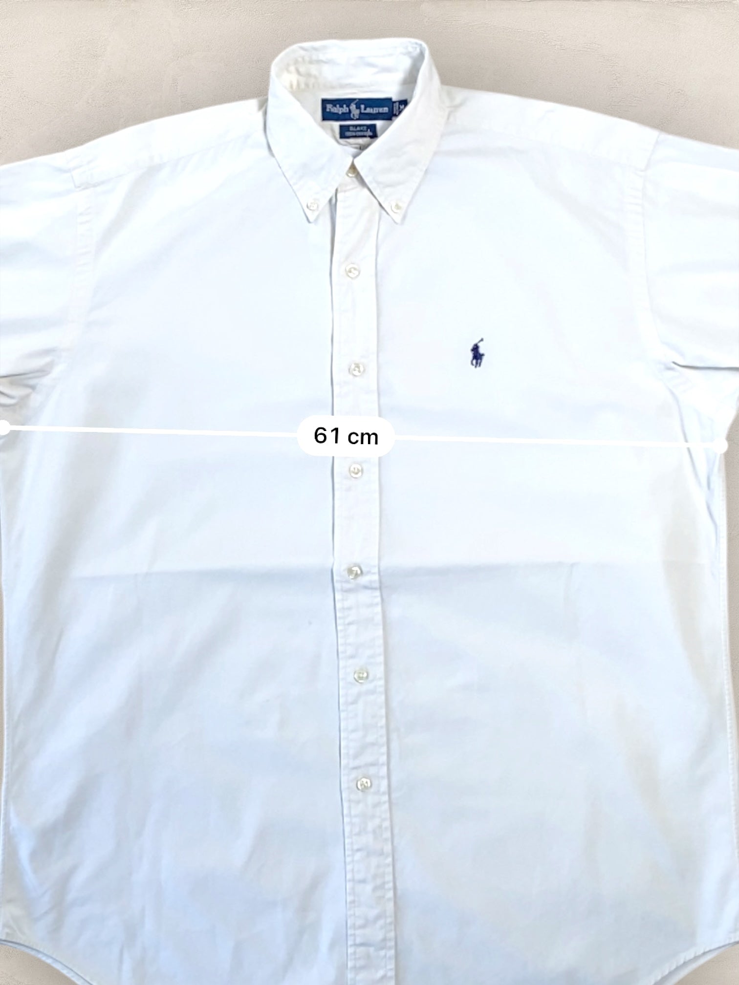 Chemise Homme Ralph Lauren BLANC M Ref:2809 - BLANC - M - amifrip - Friperie en ligne et vêtements vintage