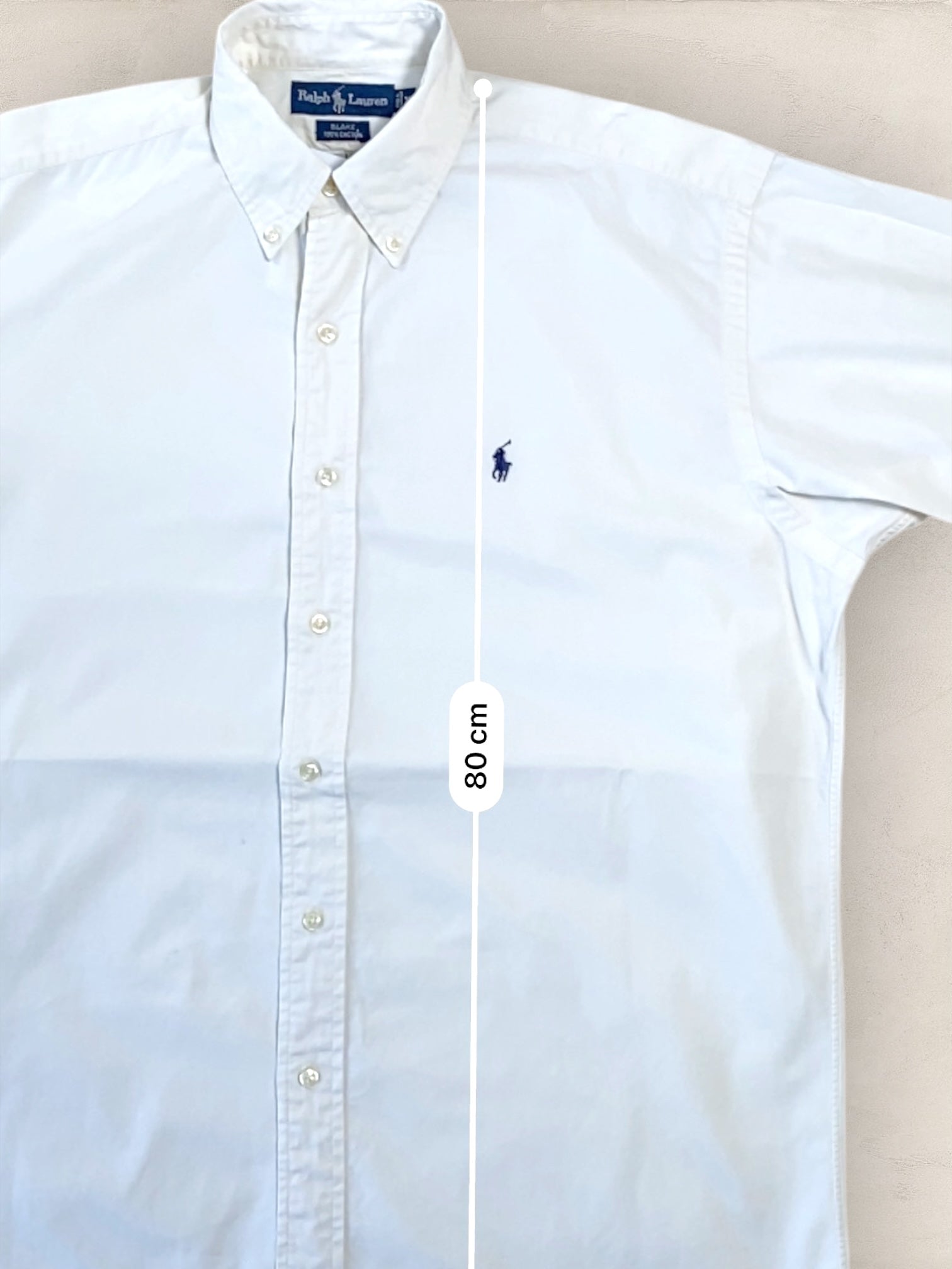 Chemise Homme Ralph Lauren BLANC M Ref:2809 - BLANC - M - amifrip - Friperie en ligne et vêtements vintage