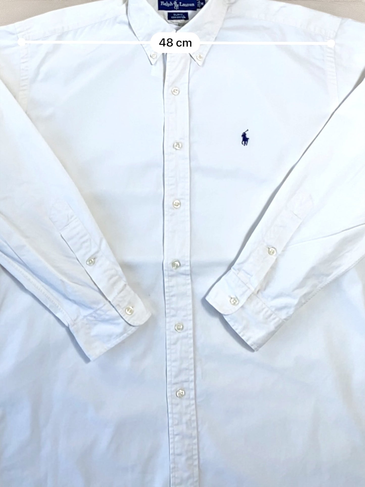 Chemise Homme Ralph Lauren BLANC M Ref:2809 - BLANC - M - amifrip - Friperie en ligne et vêtements vintage